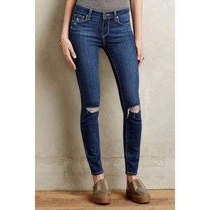 Paige Verdugo Ultra Skinny Distressed Jeans